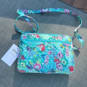 Vera Bradley Disney little mermaid cross body bag